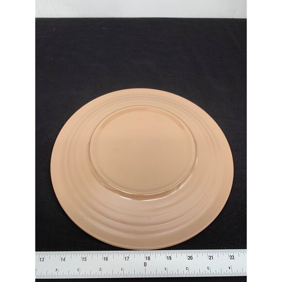 Melamine Brown and Blue 11" Dinner Plate and Bowl Shatter Proof Dishwasher Safe - Picture 3 of 6